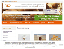 Tablet Screenshot of grzybowysklep.pl